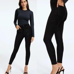 Good American Black Skinny Pants